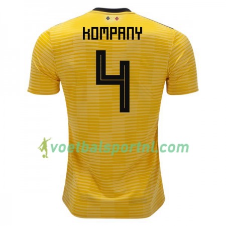 België Kompany 4 Uit Shirt WK voetbal 2018